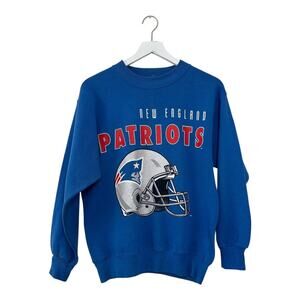 Vintage New England Patriots NFL Sweatshirt Crewneck Pullover Adult Size Med